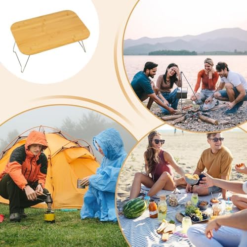 Folding Camping Table – Folding Study Table | Outdoor Portable Desk Camping Accessory for Terrace Garden Balcony Home Picnic Portable Indoor Travel Office - Image 7