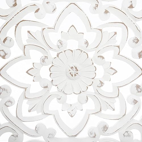 ATMOSPHERA CREATEUR D'INTERIEUR Wall Decoration 'Fanny' - Carved Wood 85 x 45 cm - Image 3