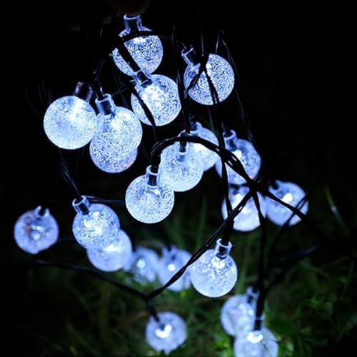 Solar Garden Lights Outdoor, 40ft 100 LED 8 Modes Solar String Lights Waterproof for Patio Garden Patio Tree Home Party Warm White - Image 9