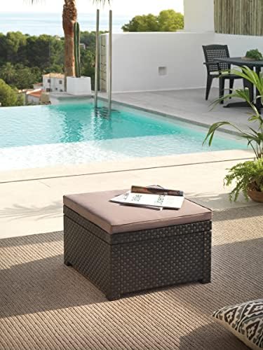 SP Berner Shaf - Diva | Outdoor Bean Bag for Garden Furniture - Low Garden Stool | Made in Spain with Recycled Materials - Wenge Colour - Image 3