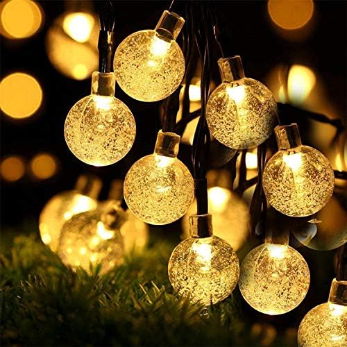 Solar Garden Lights Outdoor, 40ft 100 LED 8 Modes Solar String Lights Waterproof for Patio Garden Patio Tree Home Party Warm White - Image 2