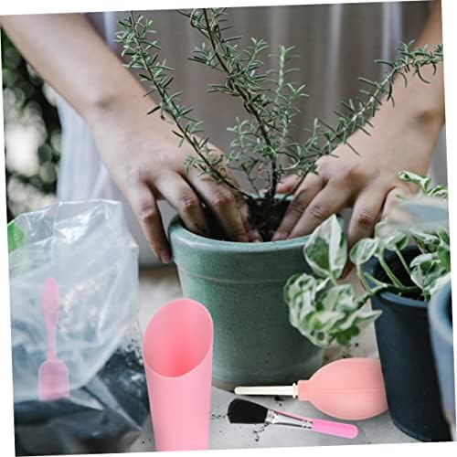 Hemobllo Place Mini Garden Tools for Succulents Accessories Brush Kit Succulent Tools Equipment Transplant Inside Indoor Shovel Plants Pink - Image 9