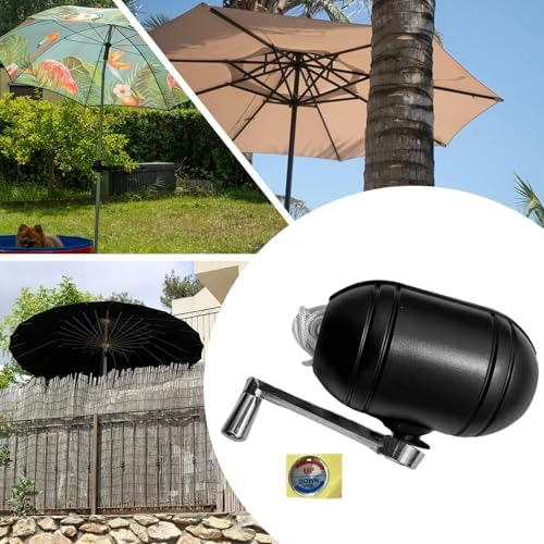 Genérico Repuestos para Sombrillas De Terraza,Accesorios para Sombrilla De Jardín - Sombrilla Duradera con Manivela Y Columna Central para Balcón, Piscina, Terraza Y Patio - Image 5
