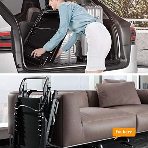 Genérico Conjunto de Muebles de jardín para Exterior: tumbonas reclinables Plegables e Impermeables, sillas de terraza Ajustables con Sistema de Gravedad, de Metal, para Camping, Patio y Oficina. - Image 7