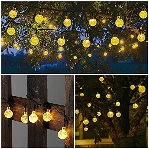 Solar Garden Lights Outdoor, 40ft 100 LED 8 Modes Solar String Lights Waterproof for Patio Garden Patio Tree Home Party Warm White - Image 7