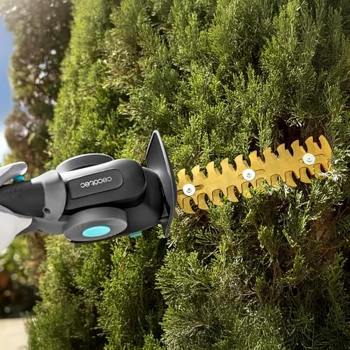 Cecotec TitaniumSword 2120 Hand XL 2in1 Battery Hedge Trimmer, Brushless Motor, Brushless, Titanium Blades, Includes 2 Accessories, Safety System - Image 4